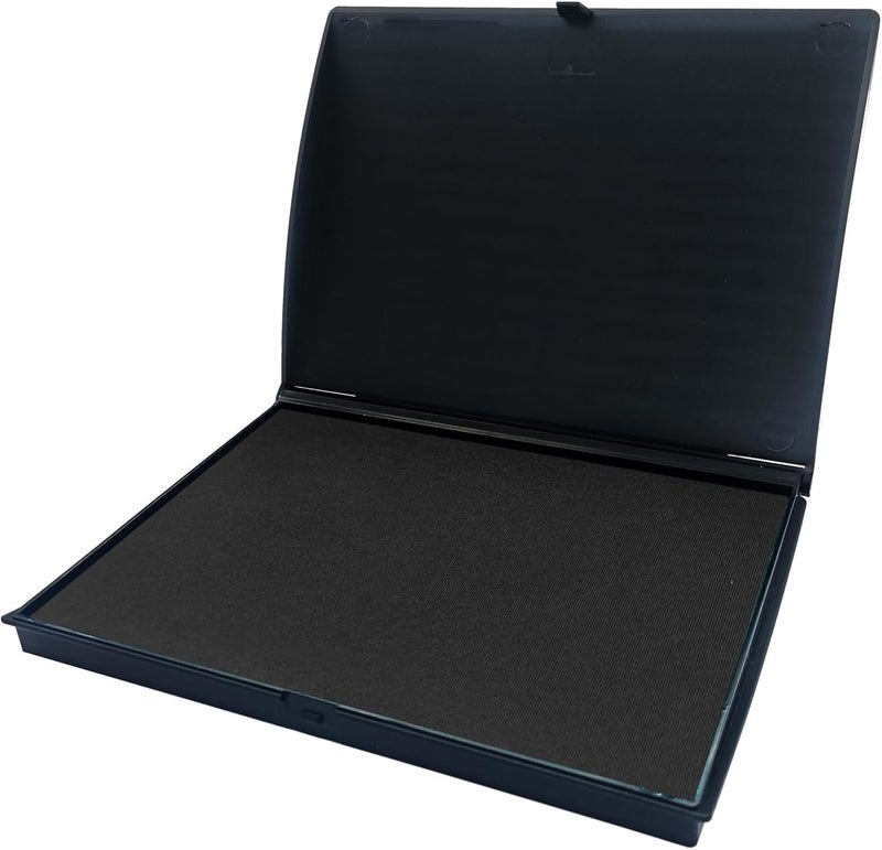 Stampmate Large Black Stamp Pad 7" x 5" – Premium Felt Ink Pad for Office, Home, Craft, and Rubber Stamps - Image 5